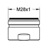 Grohe Mousseur Durchflussklasse C 30l/min bei 3 bar M28x1 Produktbild-Vorschau 3