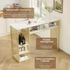 Merax bar met opbergruimte, bartafel met tafelblad met Productafbeelding-voorbeeld 4