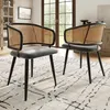 Sweiko 2 sedie da pranzo, sedie da pranzo con schienale in Anteprima dell’immagine prodotto 1