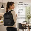 Faltbarer Rucksack Reiserucksack Tagesrucksack Schwarz Produktbild-Vorschau 3