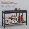 WOLTU Schuhbank mit Sitzfläche, Schuhregal mit Sitzbank | 3 Produktbild-Vorschau 5