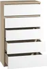 Kommode mit 5 schubladen 70cm Moderne Sideboard Sonoma Produktbild-Vorschau 3