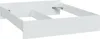 Dmora Doppelbett Yakima Weiß Matratze 160x190 cm Produktbild-Vorschau 1