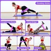 Resistance Bands Fitnessband, Fitnessbänder Stoffbänder 5er Produktbild-Vorschau 3
