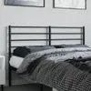 vidaXL Kopfteil Metall Schwarz 120 cm -  Kopf- & Fußenden Produktbild-Vorschau 4