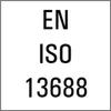 A graphic with text indicating a standard or certification. Produktbild-Vorschau