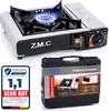ZMC Edelstahl Campingkocher 1 Flammig Outdoor Gaskocher Produktbild-Vorschau 1