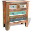 vidaXL Commode avec 4 tiroirs en vieux bois Voir les images du produit 10