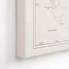 Hochwertige Canvas Weltkarte mit Kork-Pinnwand - 90x60 cm - Produktbild-Vorschau 3