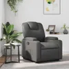 vidaXL Fotel Relax szary imitacja skóry Podgląd zdjęcia produktu 2
