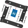 KOTARBAU® 2er Set Ladenband schwarz 200 mm Kreuzgehänge Produktbild-Vorschau 1