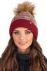 Vivisence Trendige Damen Winter Bommelmütze Aus Warmem Garn Produktbild-Vorschau 4