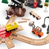 Drevená vláčiková súprava na batérie – Mestečko Náhľad obrázku produktu 8