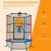 COSTWAY Ø140 cm záhradná trampolína s bezpečnostnou sieťou, Náhľad obrázku produktu 3