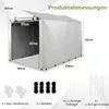 COSTWAY Garagenzelt 160 x 218 x 164 cm, Gerätehaus Produktbild-Vorschau 7