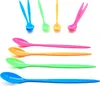 Bunte Joghurtlöffel Dessertlöffel Set 10 Stück 215mm farbig Produktbild-Vorschau 4