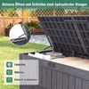 KOMFOTTEU 380 L wetterfeste Auflagenbox, abschließbare Produktbild-Vorschau 3