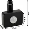 A black motion sensor with dimensions indicated. Podgląd zdjęcia produktu
