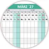 Urlaubsplaner / Personalplaner 2026 nass abwischbar mit Produktbild-Vorschau 3