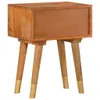 vidaXL Comodino 43×30×58 cm in legno massiccio di mango - Anteprima dell’immagine prodotto 5