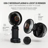 Mini Handventilator – 5 Stufen, faltbar, USB-C, LED Produktbild-Vorschau 6