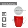 6er Set Variant Rot Suppenteller bunte tiefe Teller Pasta Produktbild-Vorschau 5