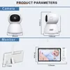 Niania elektroniczna Zimilo z kamerą i monitorem, 5-calowy Podgląd zdjęcia produktu 9