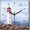 Coloray Uhr auf Leinwand 30x30 cm Wand Uhr Dekoration Produktbild-Vorschau 1