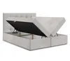 AX LIVING Boxspringbett Galata 140x200 Beige mit Topper Produktbild-Vorschau 3