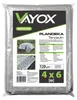Vayox Abdeckplane 4x6m Silber 120g/m² | Gewebeplane Produktbild-Vorschau 6