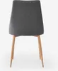 Stuhl gepolstert modern aus Stoff für Esszimmer und Küche Produktbild-Vorschau 5