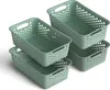 Panier de rangement Vert 2,0l 25x16 cm 4pcs Voir les images du produit 1