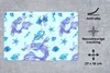 MuchoWow® Mauspad Mousepad Muster - Fisch - Meerjungfrau Produktbild-Vorschau 3