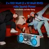 MEDION P66538 Kassettenrecorder (Retro Ghettoblaster mit Produktbild-Vorschau 3