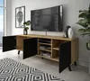 A modern living room with a TV stand and a large TV. Náhled obrázku produktu