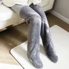 Calze lunghe alte e soffici, calze di peluche calde ed Anteprima dell’immagine prodotto 2