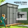 Outsunny Gerätehaus Kunststoff 3,24m³ 190x191x215cm Produktbild-Vorschau 7