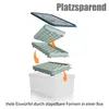 BigDean Eiswürfelform mit Deckel & Zubehör für bis zu 66 Produktbild-Vorschau 6