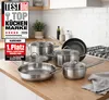 Karcher Topfset Jovita aus Edelstahl, Induktion, 10-teilig Produktbild-Vorschau 2