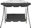vidaXL Balancelle de jardin avec fonction lit et toit Voir les images du produit 1