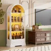 Vitrine de 180 cm de hauteur, avec portes en verre trempé, Voir les images du produit 2