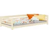 Niedriges Kinderholzbett TULY mit Barriere 90x190 cm Beige, Produktbild-Vorschau 7