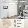 COSTWAY 184 x 184cm Raumteiler auf Rollen, Paravent mit Produktbild-Vorschau 3