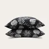 HappyBed Schwarze Blätter | 60x70 - Kissenbezug-Set Produktbild-Vorschau 3