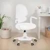 Schreibtischstuhl ISLA mit Fußstütze, Weiß - ergonomischer Produktbild-Vorschau 1