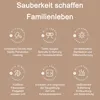 A marketing image with six icons and descriptions detailing the features of a mite removal instrument. Produktbild-Vorschau