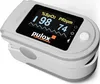 A white pulse oximeter on a white background. Produktbild-Vorschau