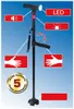 Bastone pieghevole multifunzionale, LED, 86-98 cm Anteprima dell’immagine prodotto 3
