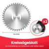 16 Stück Rasentrimmer Messer Metall Rasentrimmer Produktbild-Vorschau 4
