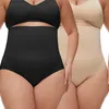 2 Stück Übergröße Shapewear Damen Bauchweg Unterhose,Hoher Produktbild-Vorschau 1